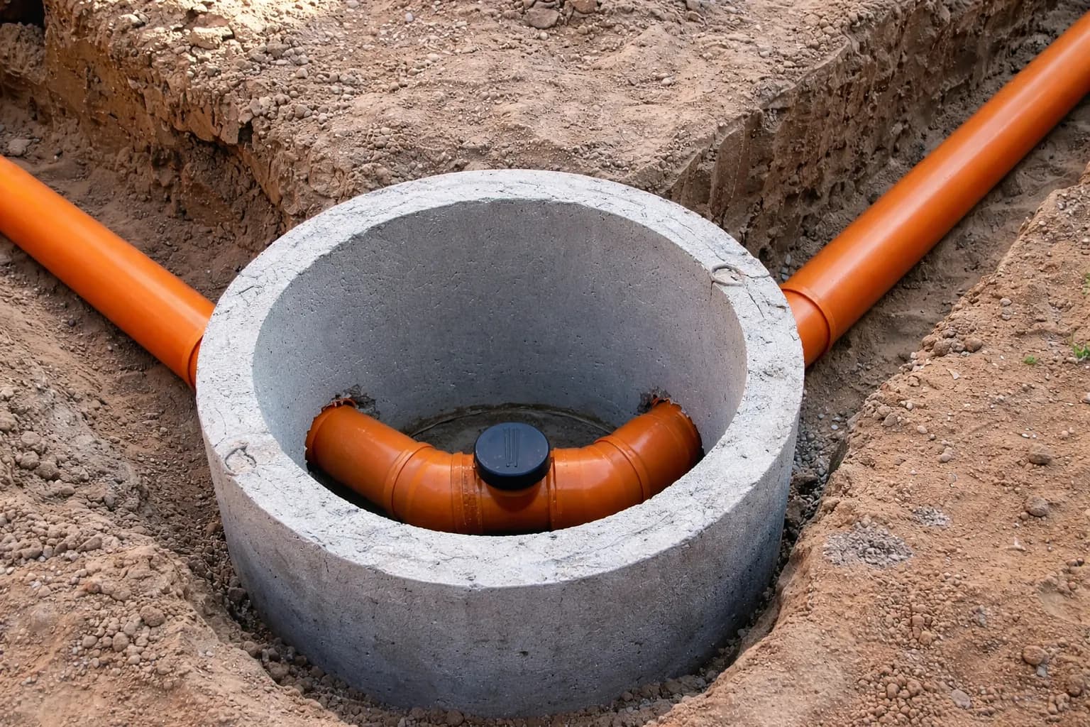 Хозяйственно-бытовая канализация на объекте