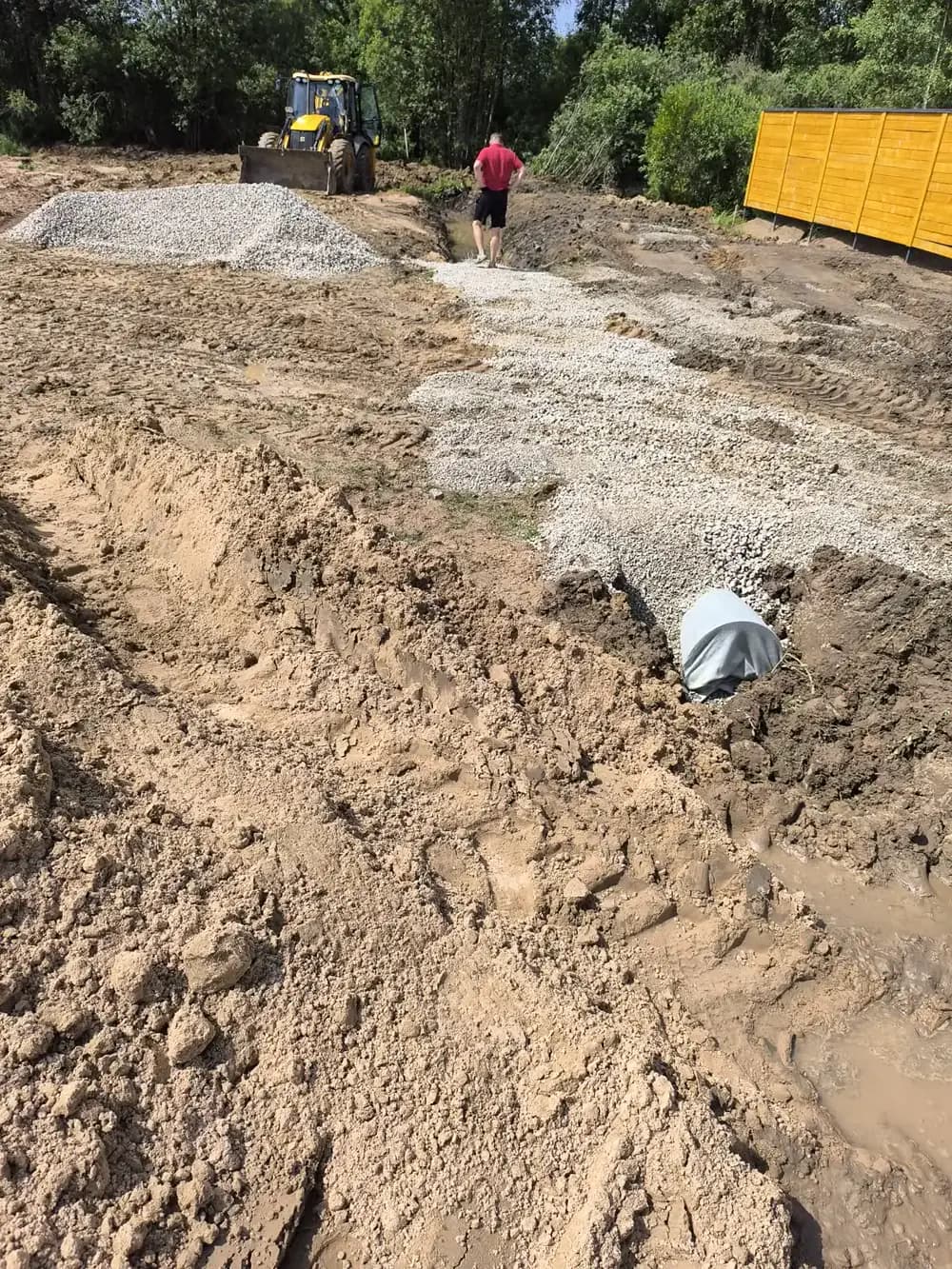 Портянниково: обустройство заезда и отсыпка основания — фото 2