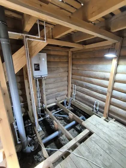 Монтаж водопровода и канализации под ключ в СНТ Флора