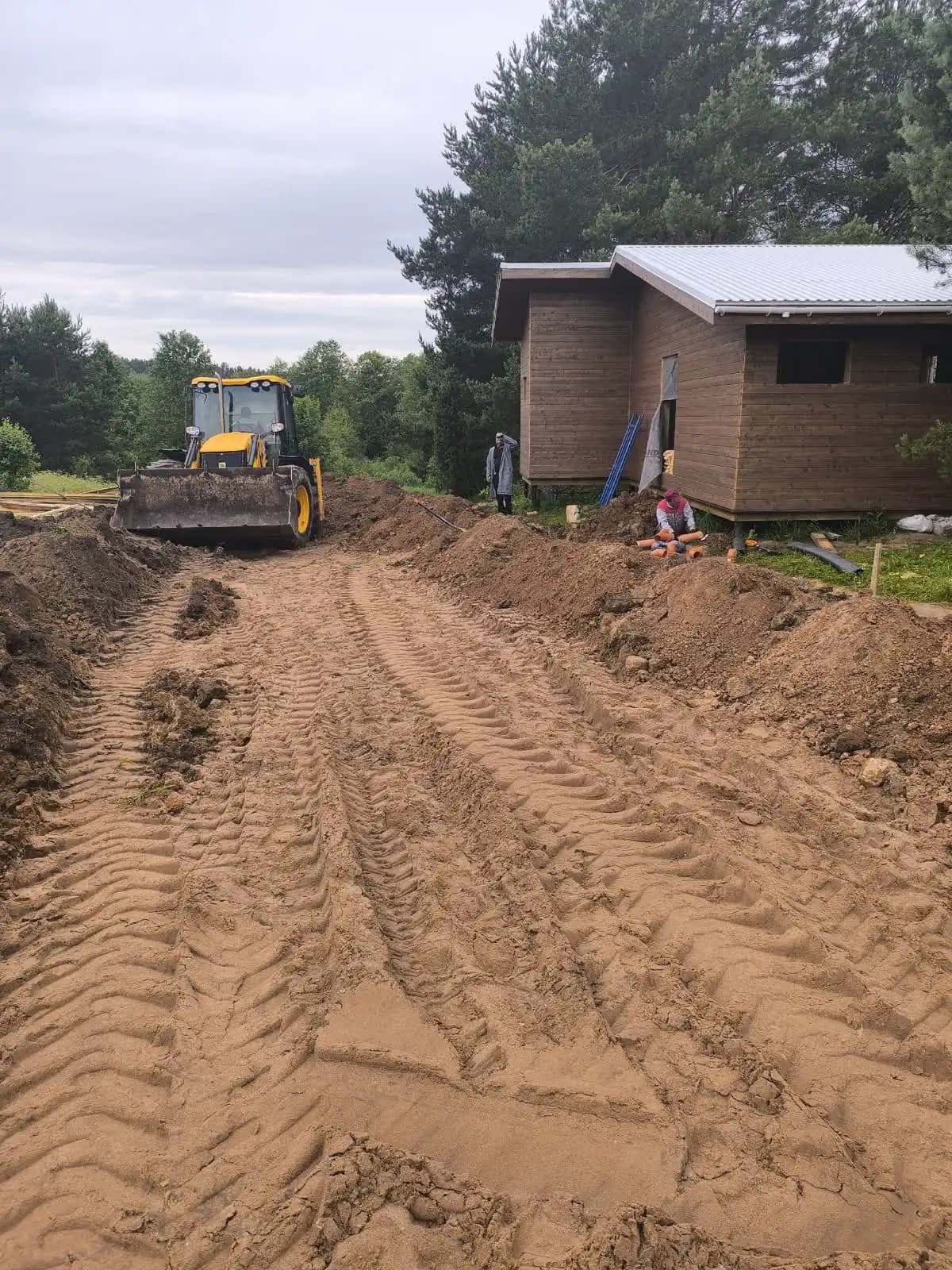 Турбаза Себеж: земляные работы и трассировка — фото 2