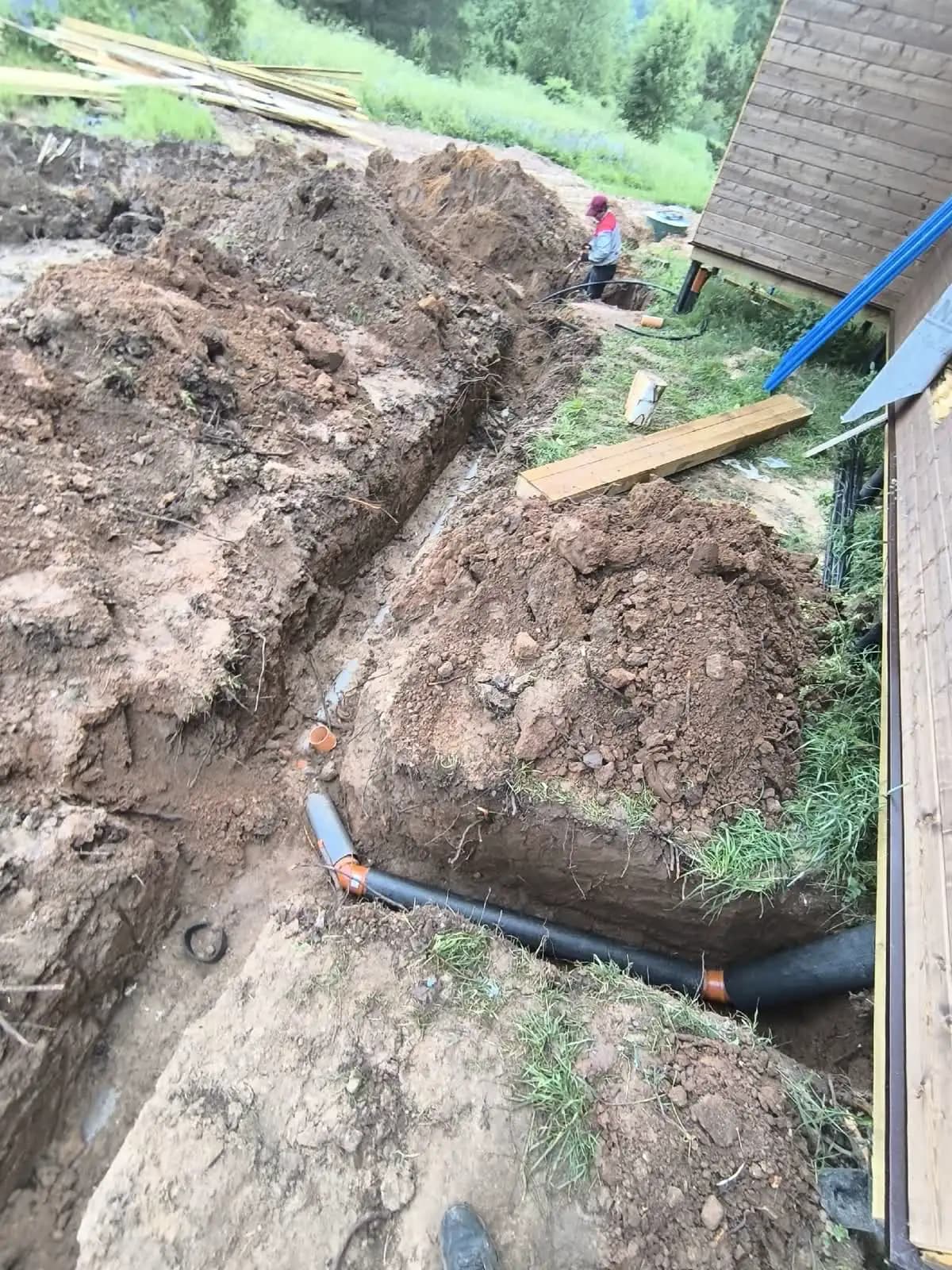 Турбаза Себеж: монтаж узлов канализации и водопровода — фото 4