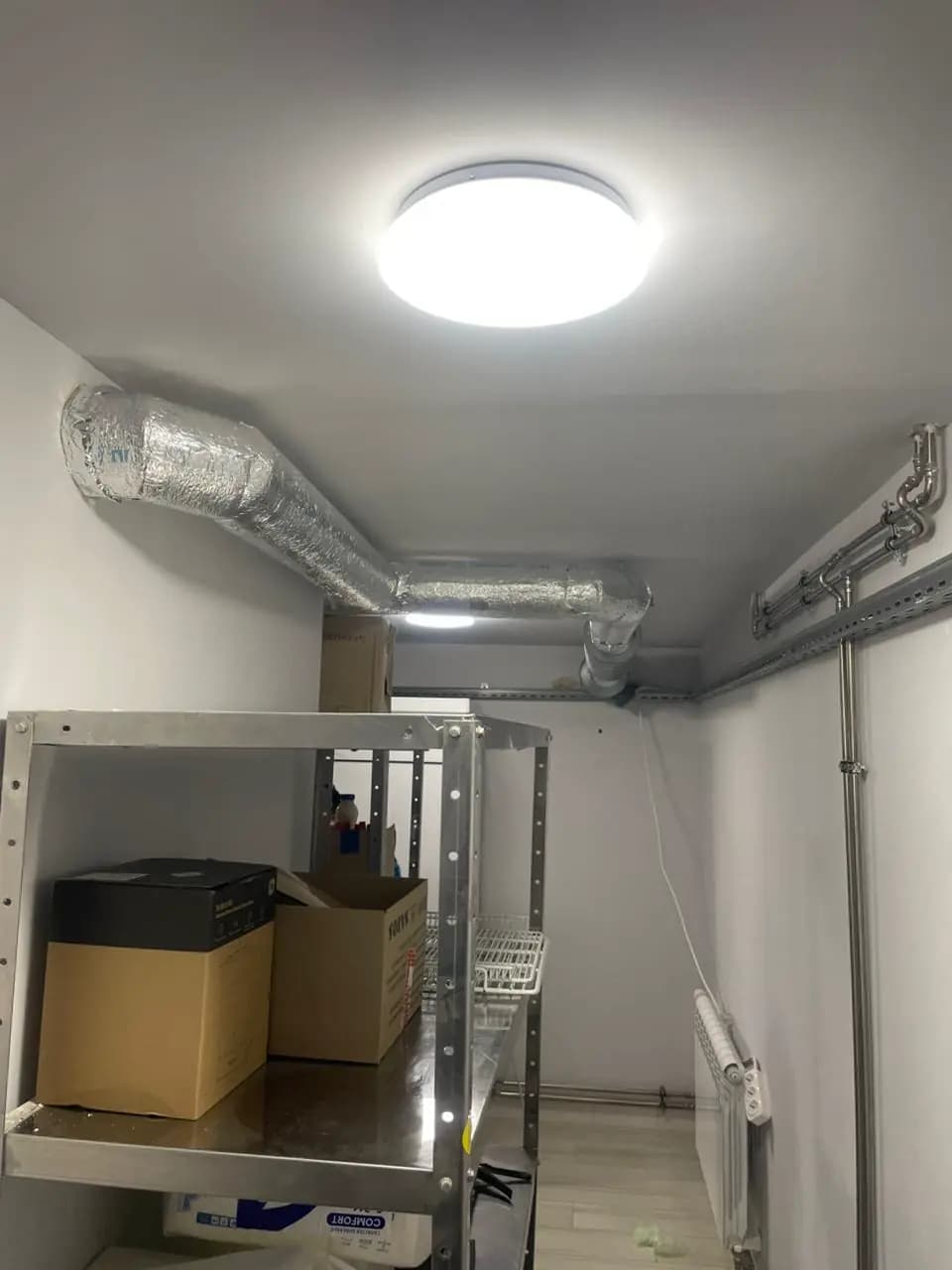 Монтаж вентиляции в кафе Старый Изборск — этап работ 5