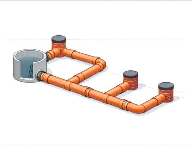 Наружные сети ХБК для жилого комплекса